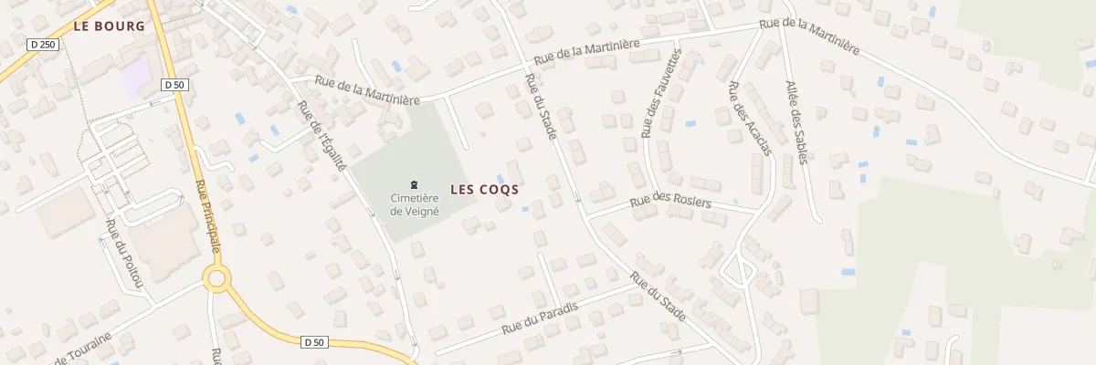 Plan du 3 Rue du Stade à Veigné