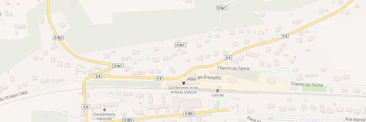 Plan du 22 Côte des Justices à Lalinde