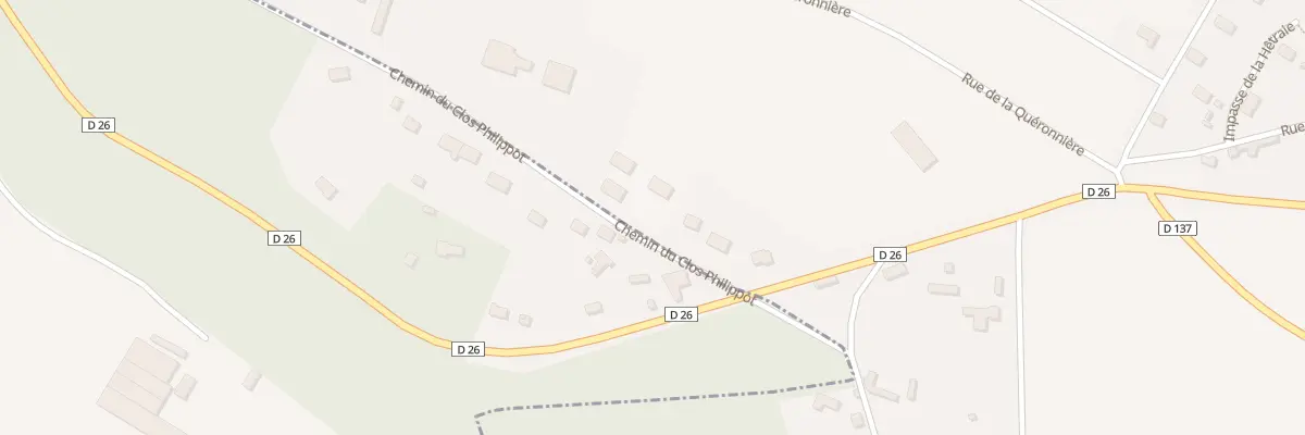 Plan du 128B Che du Clos Philippot à Calleville