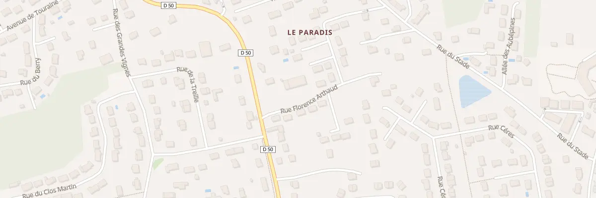 Plan du 4 Rue Florence Arthaud à Veigné