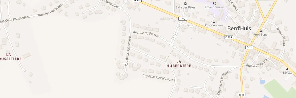 Plan du 5034 La Livraise à Berd’huis