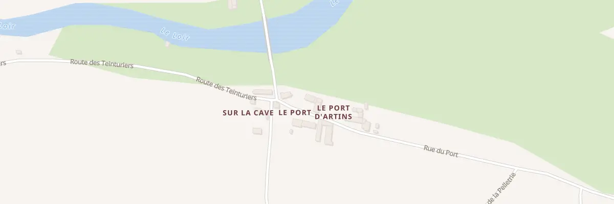 Plan du 4 Le Port d’Artins à Artins