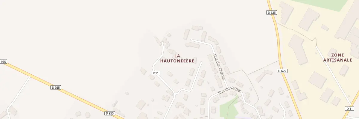 Plan du 21 La Hautondiere à Berd’huis