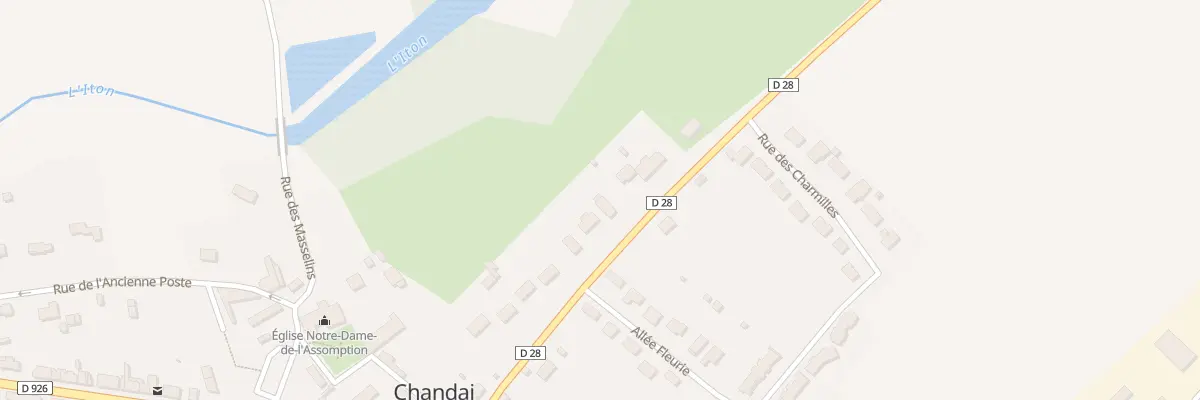 Plan du 15 Rte de Bourth à Chandai