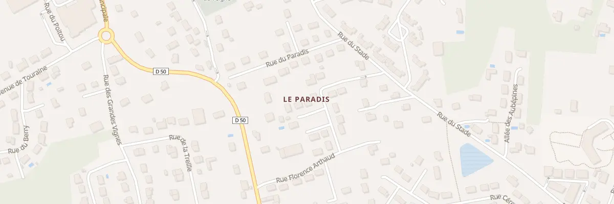 Plan du 1 Sq Amélia Earhart à Veigné