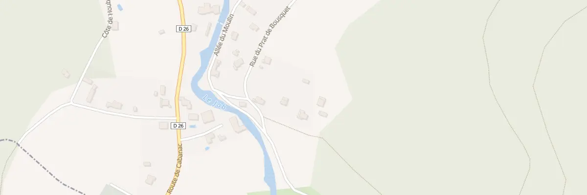 Plan du 293 Rue du Prat de Bousquet à Encausse-les-Thermes
