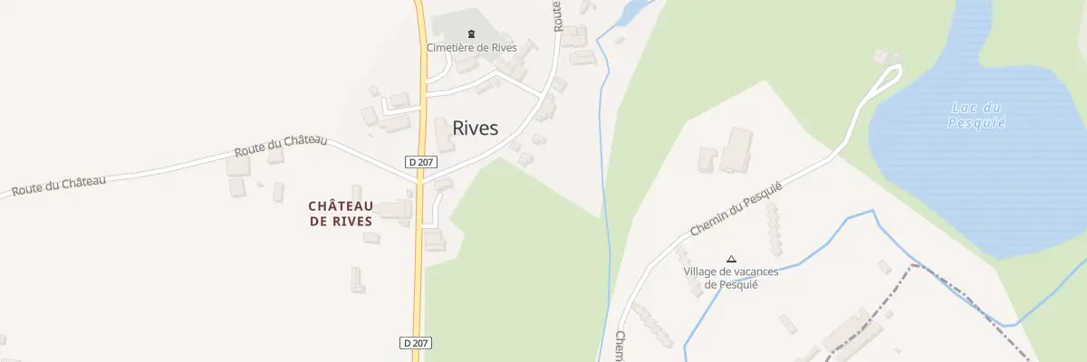Plan du 746 Le Bourg à Rives