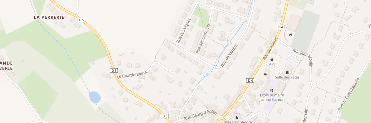 Plan du 5 Rue de la Chènevotte à Nouzilly