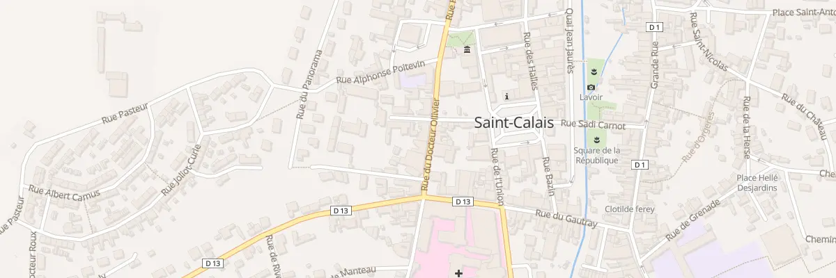 Plan du 2 Imp Dagoreau à Saint-Calais