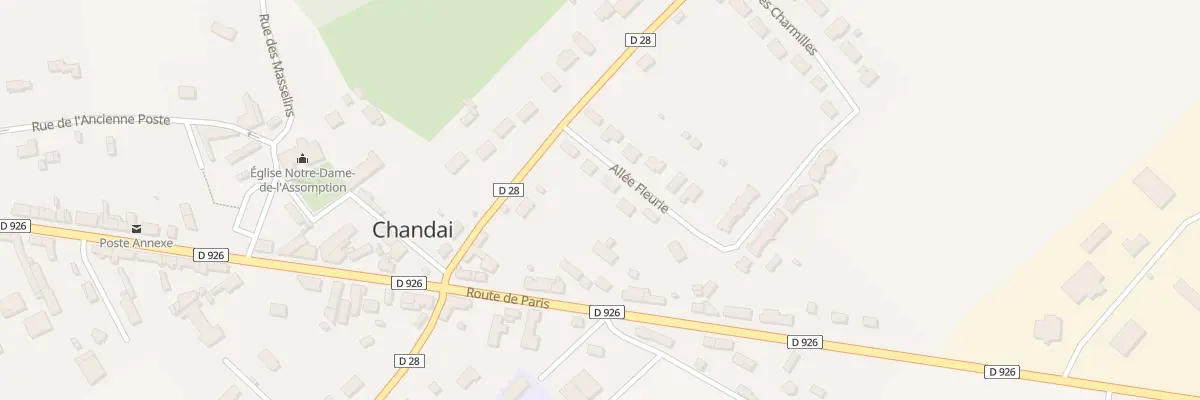 Plan du 6 All Fleurie à Chandai