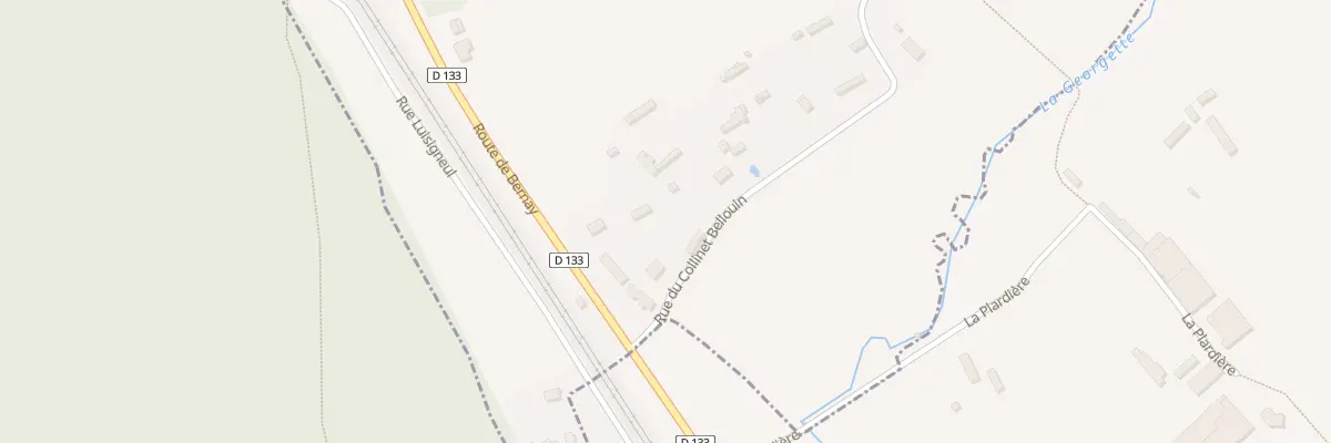 Plan du 1 Rue du Collinet Bellouin à Launay