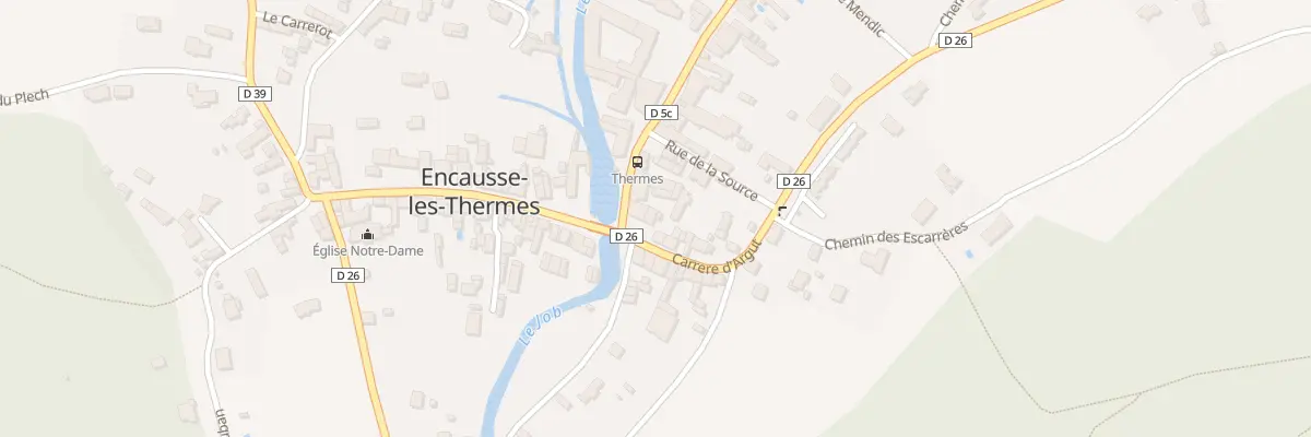 Plan du 1 Carrère d’Argut à Encausse-les-Thermes