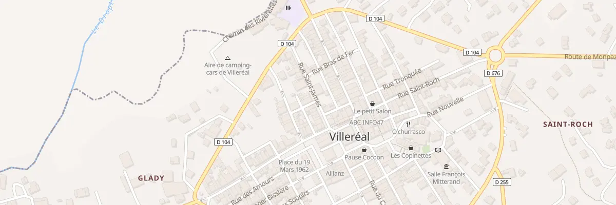 Plan du 21 Rue Saint-James à Villeréal