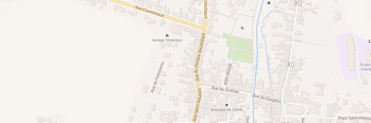 Plan du 5680 Rue du Docteur Baudrillart à Saint-Calais