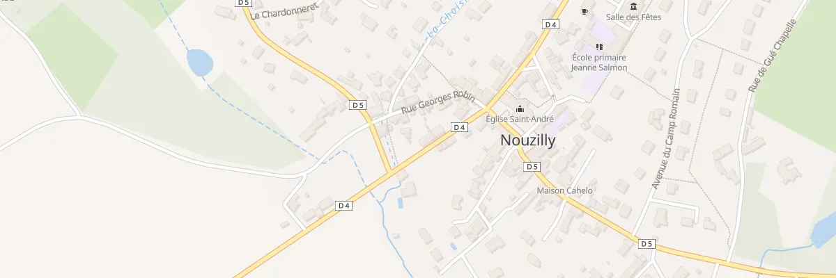 Plan du 6 Rue de Beauregard à Nouzilly
