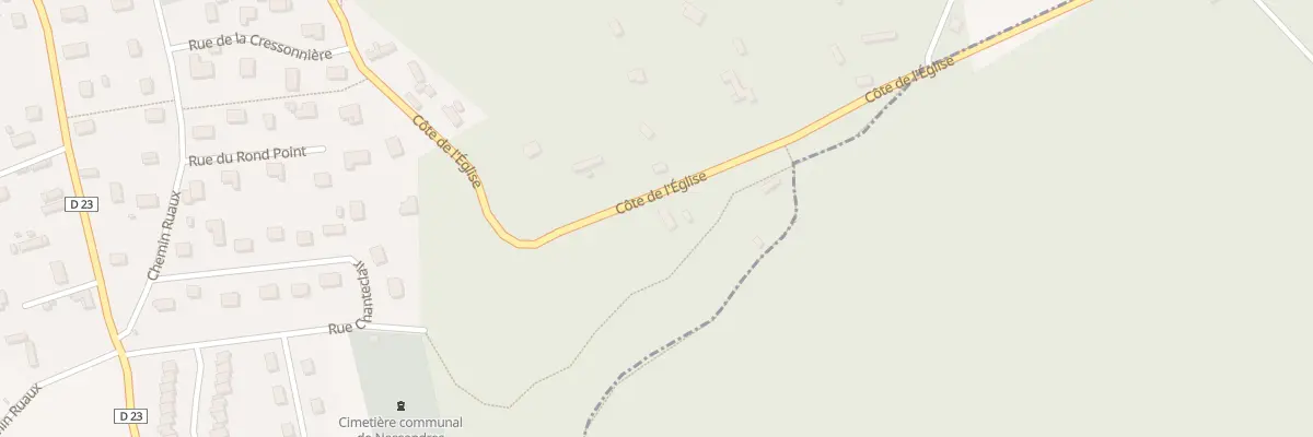 Plan du 8 Cote de l’Eglise - Nassandres à Nassandres sur Risle