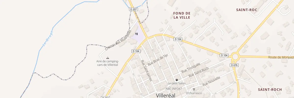 Plan du 5 Rue du Dropt à Villeréal