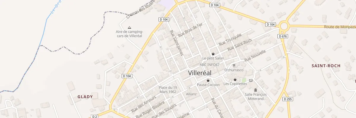 Plan du 27 Rue Saint-James à Villeréal