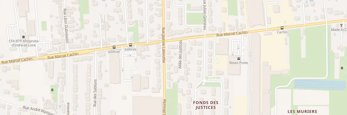 Plan du 195B Rue Marcel Cachin à Saint-Pierre-des-Corps