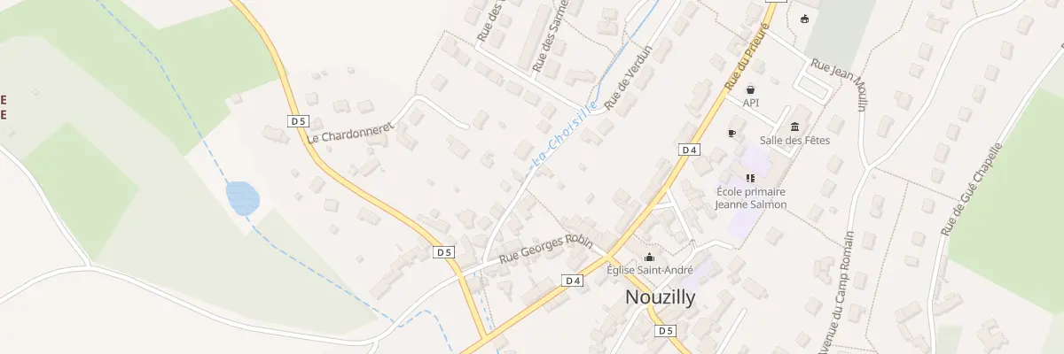 Plan du 4 Rue de Verdun à Nouzilly