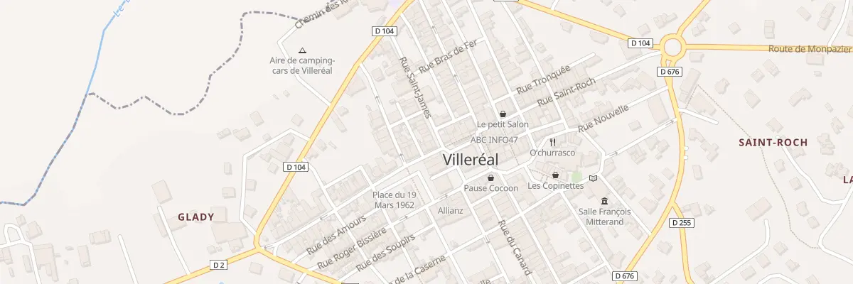 Plan du 33 Rue Saint-James à Villeréal
