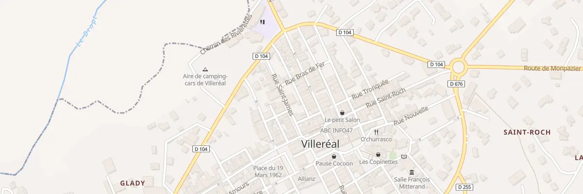 Plan du 6 Rue Saint-James à Villeréal