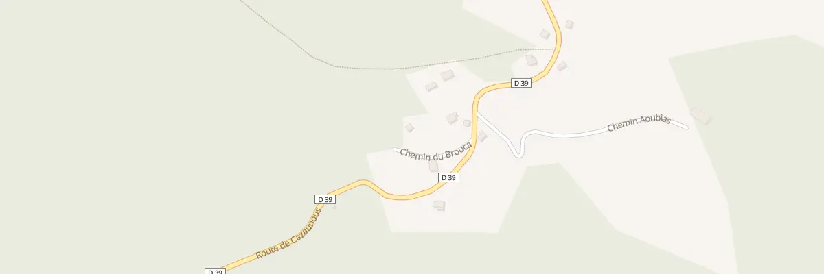 Plan du 2 Che du Brouca à Arbon