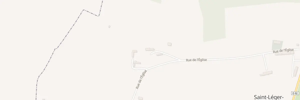 Plan du 514 Rue de l’Eglise à Saint-Léger-du-Gennetey