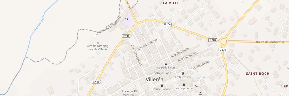 Plan du 23 Rue du Dropt à Villeréal