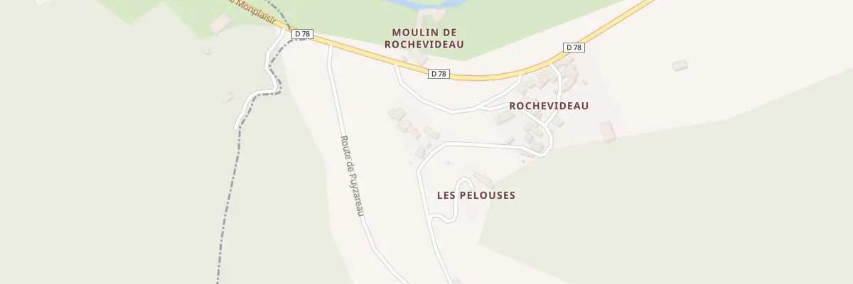 Plan du 214 Rochevideau à La Chapelle-Faucher