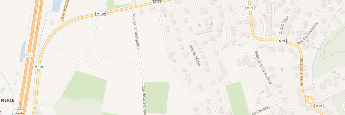 Plan du 50 Rue de la Rouletière à Parçay-Meslay