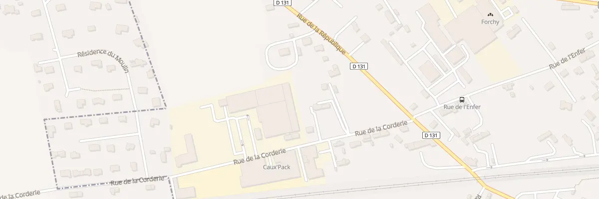 Plan du 6 Rue de la Corderie à Yvetot