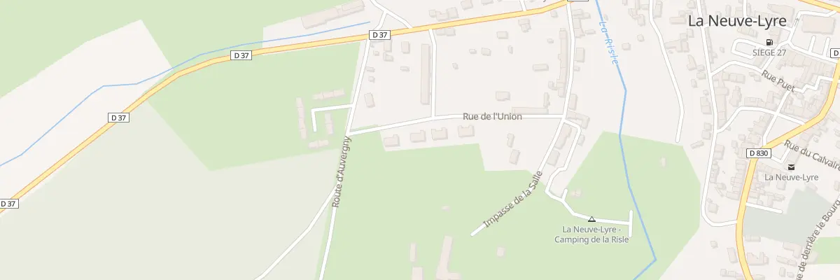 Plan de la Rue de l’Union à La Neuve-Lyre