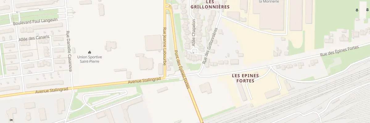 Plan du 61 All Chapelon à Saint-Pierre-des-Corps