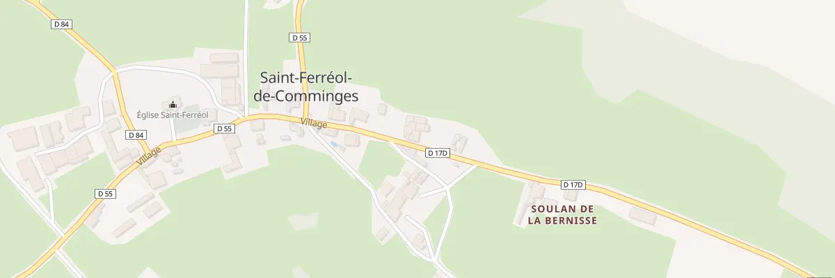 Plan du 24 Le Village à Saint-Ferréol-de-Comminges
