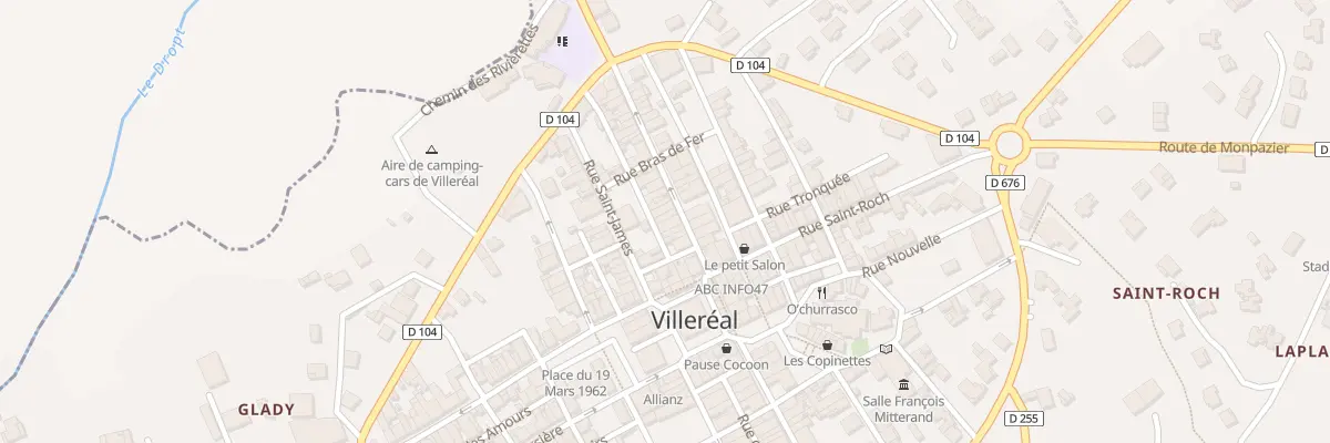 Plan du 33 Rue du Dropt à Villeréal