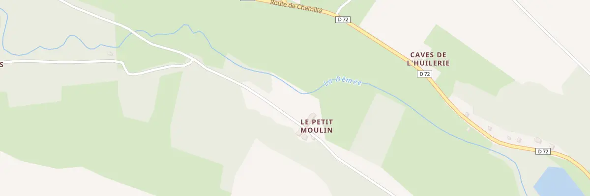 Plan du 521 Che du Petit Moulin aux Hermites