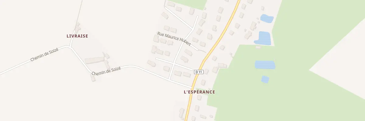 Plan du 28 Rue Maurice Hubert à Berd’huis