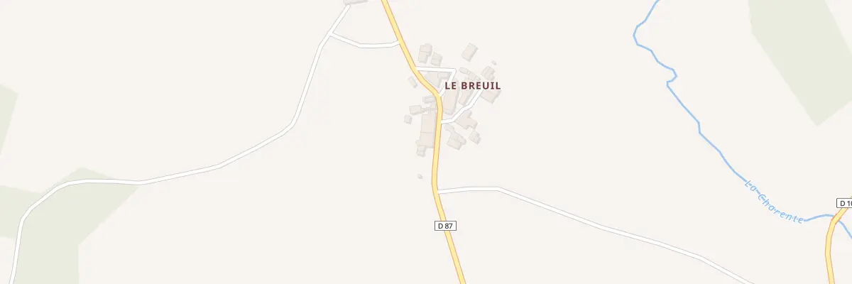 Plan du 5124 Le Breuil à Chéronnac