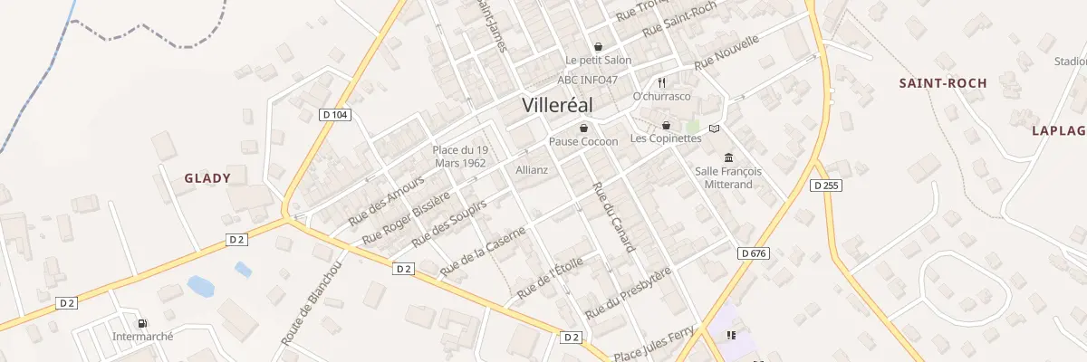 Plan du 43 Rue Saint-James à Villeréal