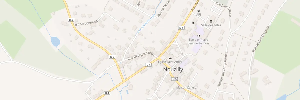 Plan du 4 Rue Robin à Nouzilly