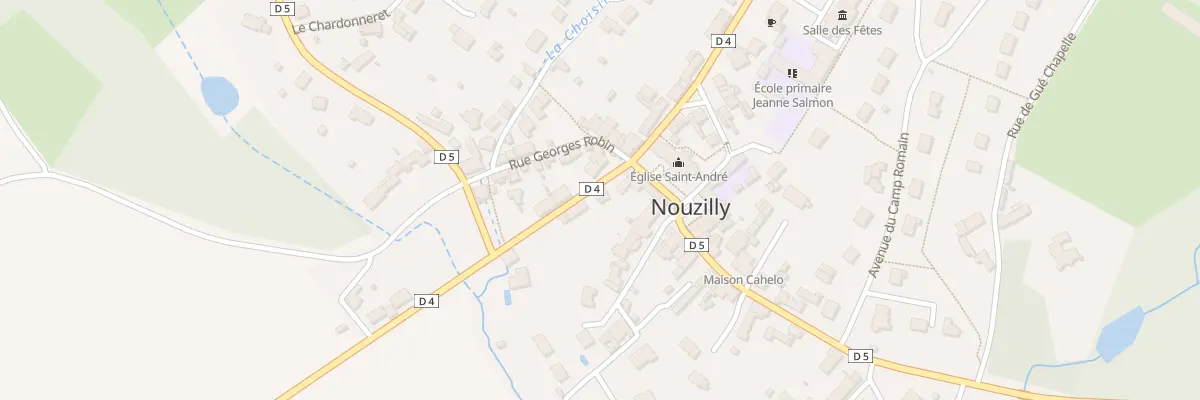 Plan du 1 Rue de Beauregard à Nouzilly