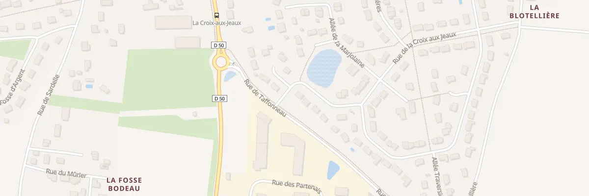 Plan du 1 Rue de la Croix aux Jeaux à Veigné