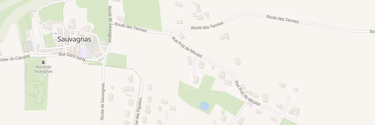 Plan du 90 Rue Prat de Moutet à Sauvagnas