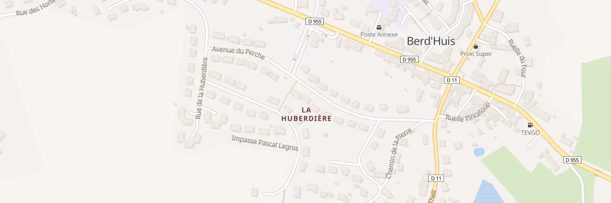 Plan du 11 Av du Perche à Berd’huis