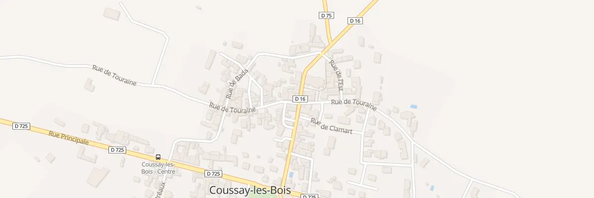 Plan du 19 Rue de l’Eglise à Coussay-les-Bois