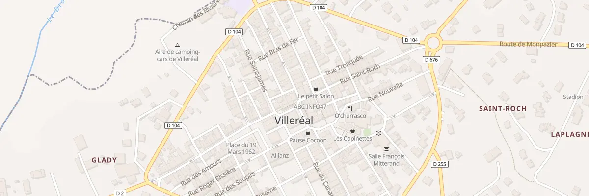 Plan du 45 Rue du Dropt à Villeréal