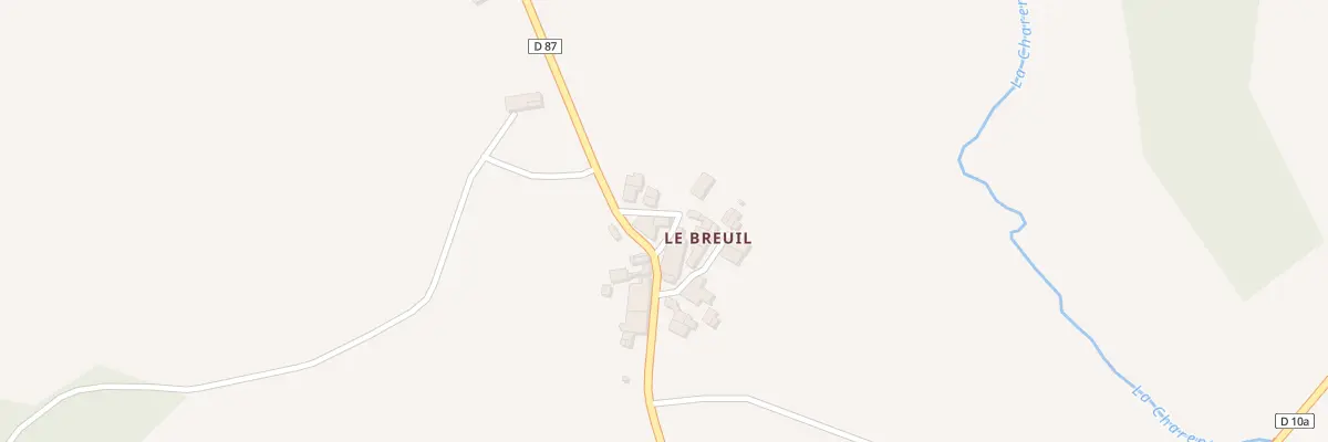 Plan du 5127 Le Breuil à Chéronnac