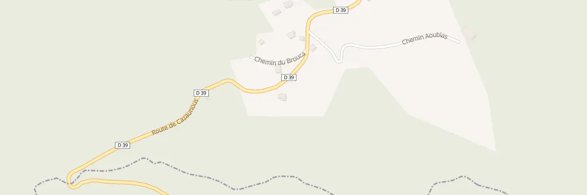 Plan du 15 Rte de Cazaunous à Arbon