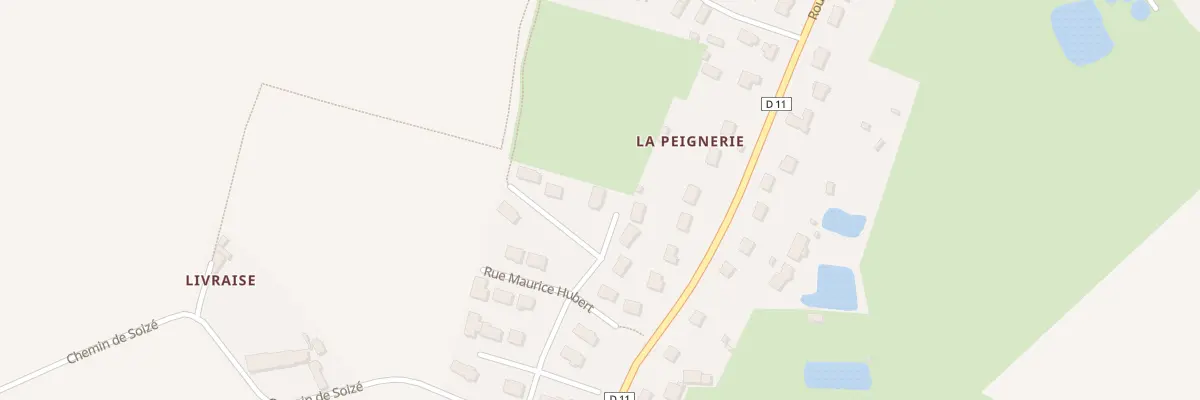Plan du 20 Rue Maurice Hubert à Berd’huis